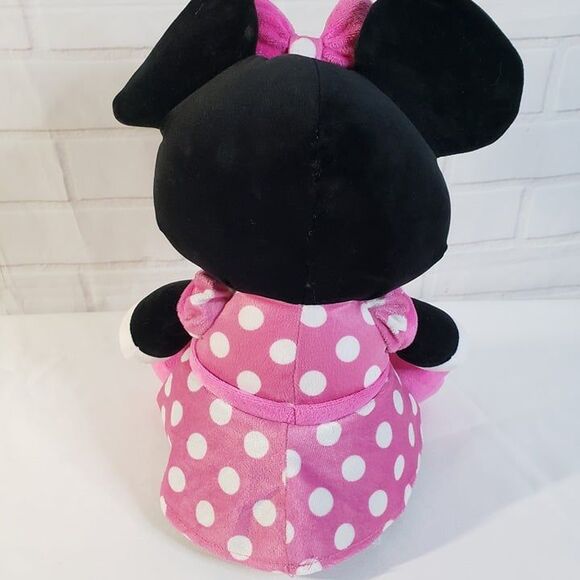 Disney Comfortably Weighted Sitting Minnie Mouse Plush 13" Stuffed Toy Sensory - Picture 4 of 8